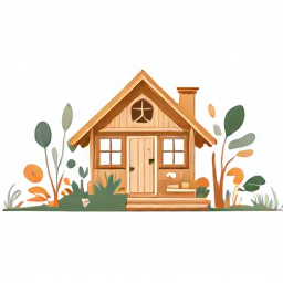 Logo Chalets & Eco-construction – Guide moderne du bois